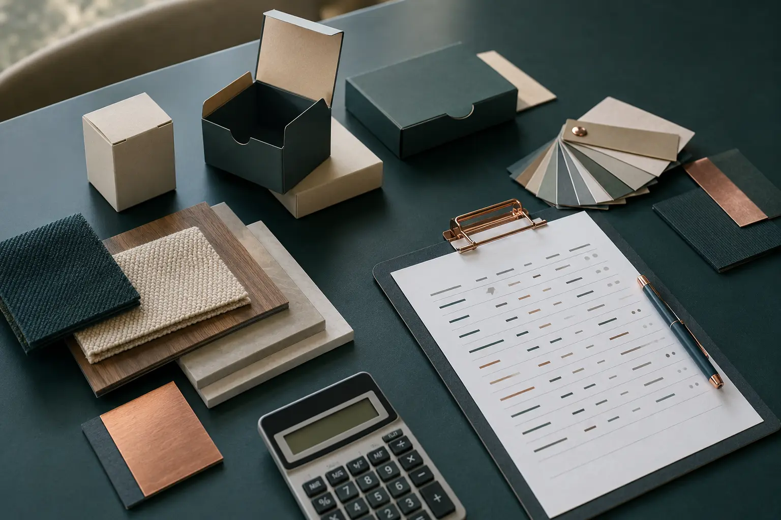 Organized supplier evaluation and sourcing materials